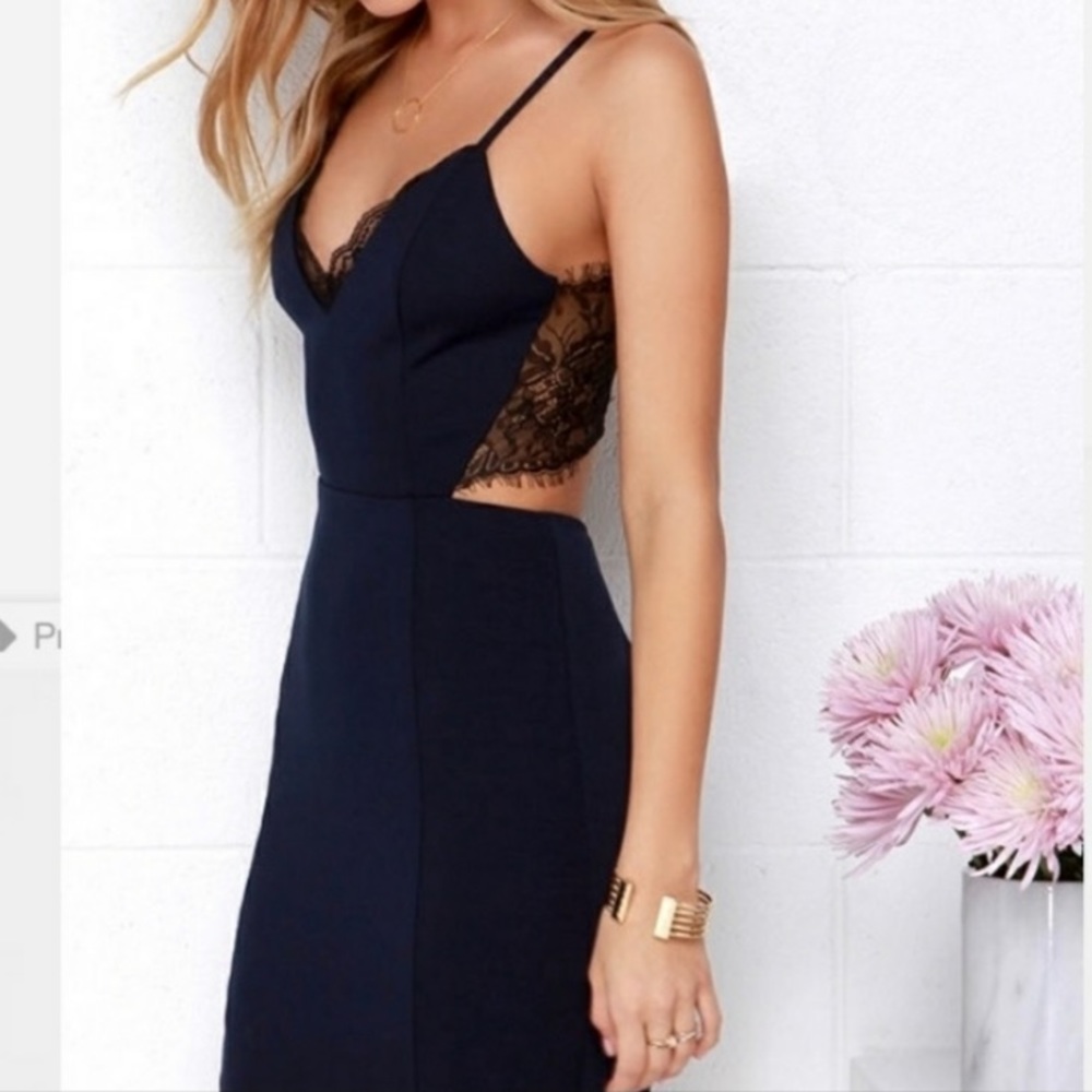 NEW WITH TAGS Navy Blue Dress
